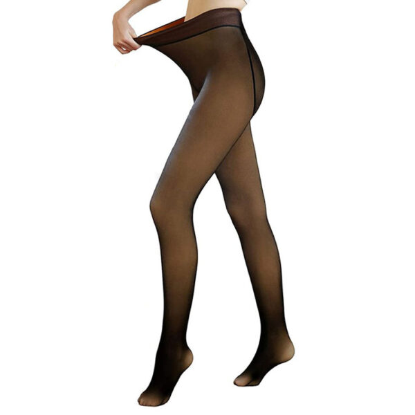 Women Tights Thermal Velvet Wool Legging Nude Color Flexible - Image 2