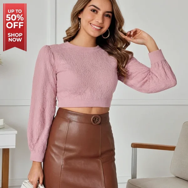 KOREAN DESIGNER BEAUTIFUL CASUAL WEAR TOP - Image 4