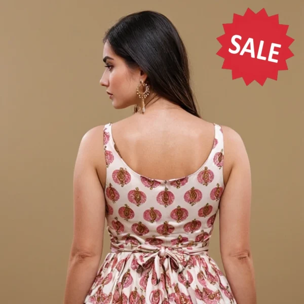 Pink Top for Women Beautiful Flowers - Image 8