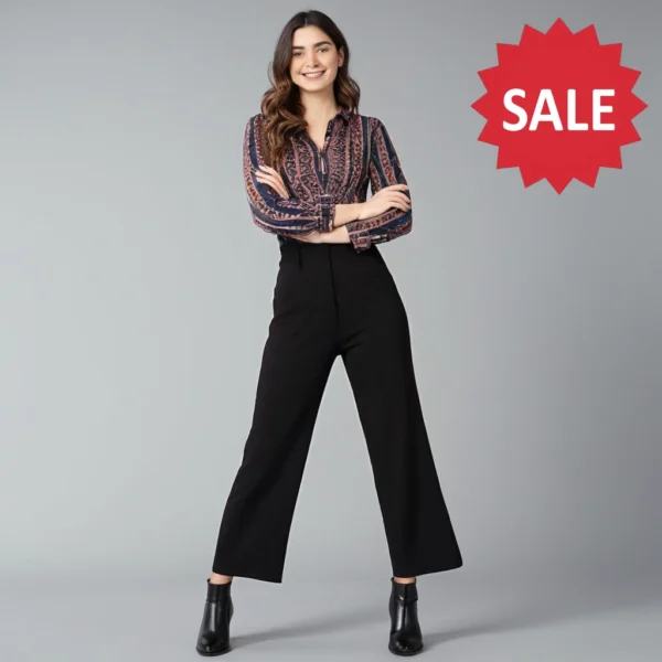 PRINTED WOMEN SWAGGY PROFESSIONAL TOP | PRINTED TOP - Image 2