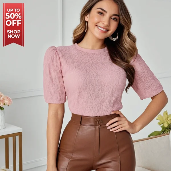KOREAN DESIGNER BEAUTIFUL CASUAL WEAR TOP - Image 2