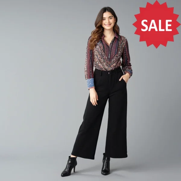 PRINTED WOMEN SWAGGY PROFESSIONAL TOP | PRINTED TOP - Image 3