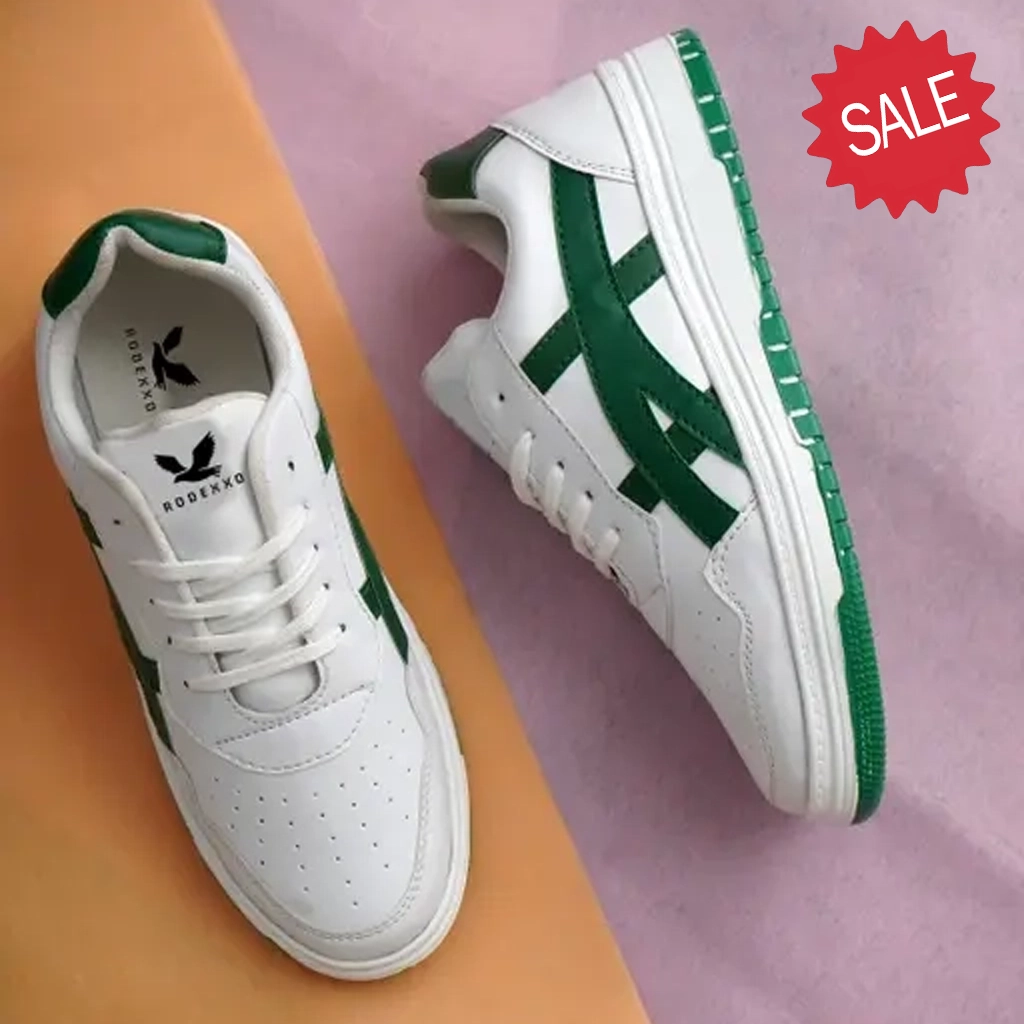 CASUAL SHOES | WHITE SNEAKERS | MEN SHOES
