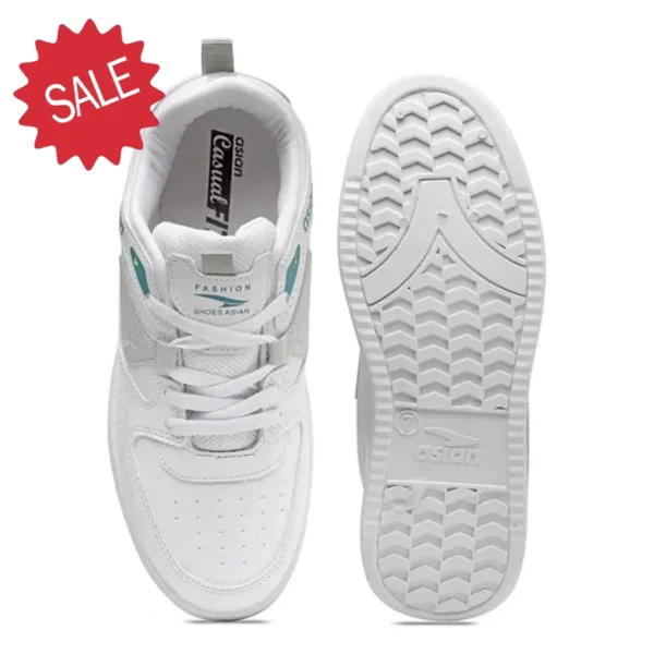 MEN WHITE SNEAKER | TRENDY LOOK | SPECIAL SALES OFFER - Image 4