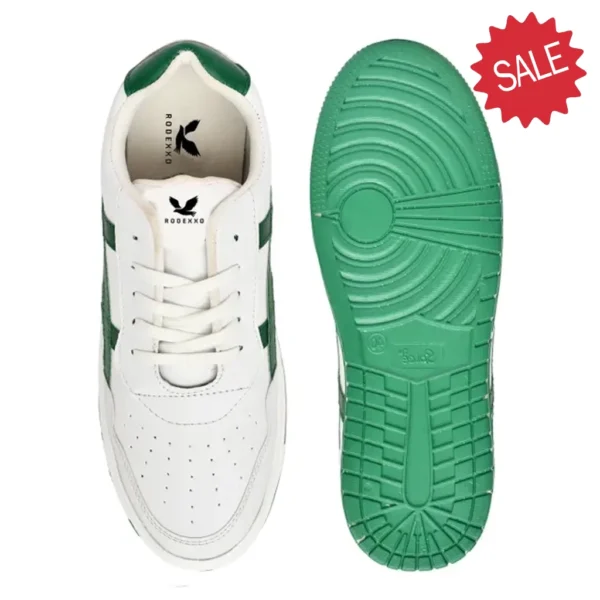 CASUAL SHOES | WHITE SNEAKERS | MEN SHOES - Image 4