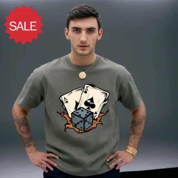 COTTON FABRIC MEN GRAPHICS T SHIRT | TRENDY DESIGN - Image 3