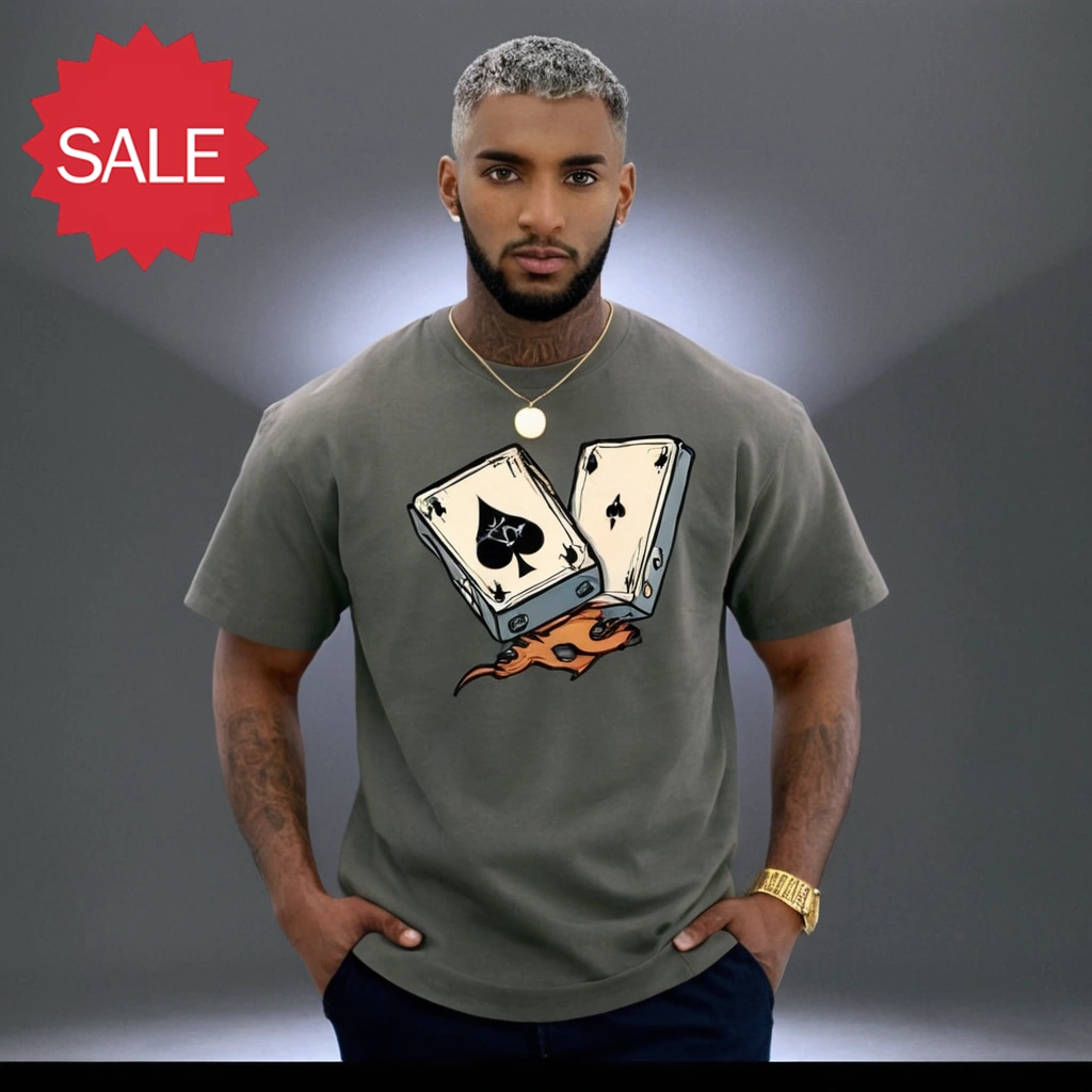 COTTON FABRIC MEN GRAPHICS T SHIRT | TRENDY DESIGN